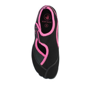 NWT Body Glove Horizon Women's Black and Pink Water Swim Shoes Size 12